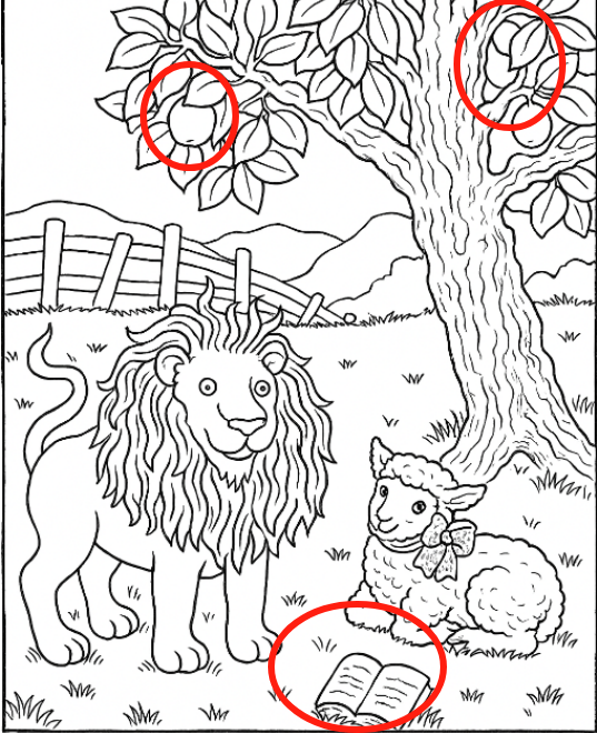 Find the Book, Orange, and Rocket. Find the Book, Orange, and Rocket.