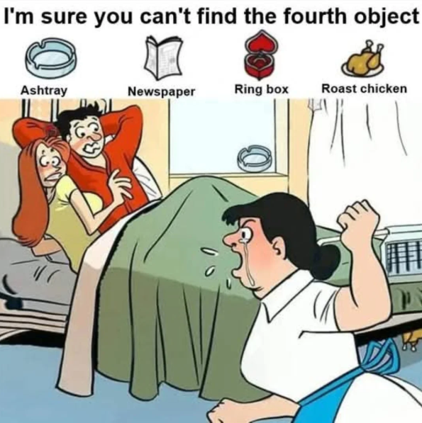 I challenge you to find all 4 objects. I challenge you to find all 4 objects.