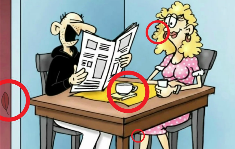 Find Cup, Leaf, Nail, Comb. Find Cup, Leaf, Nail, Comb.