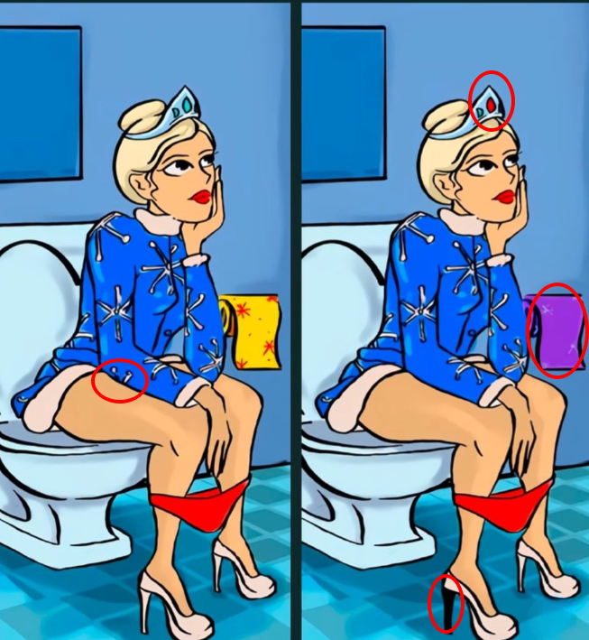 Only 10/10 eyes can Spot All 4 differences. Only 10/10 eyes can Spot All 4 differences.