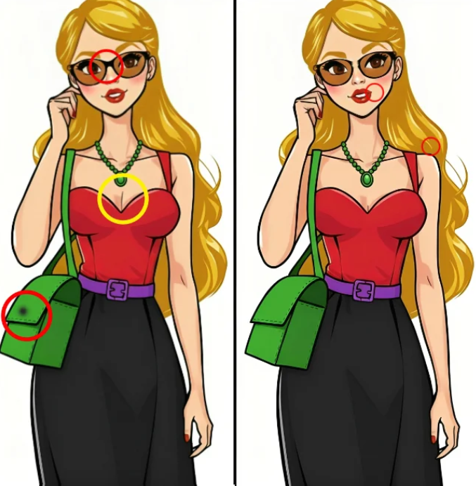 Only people with an IQ of 140 can spot the 5 differences.