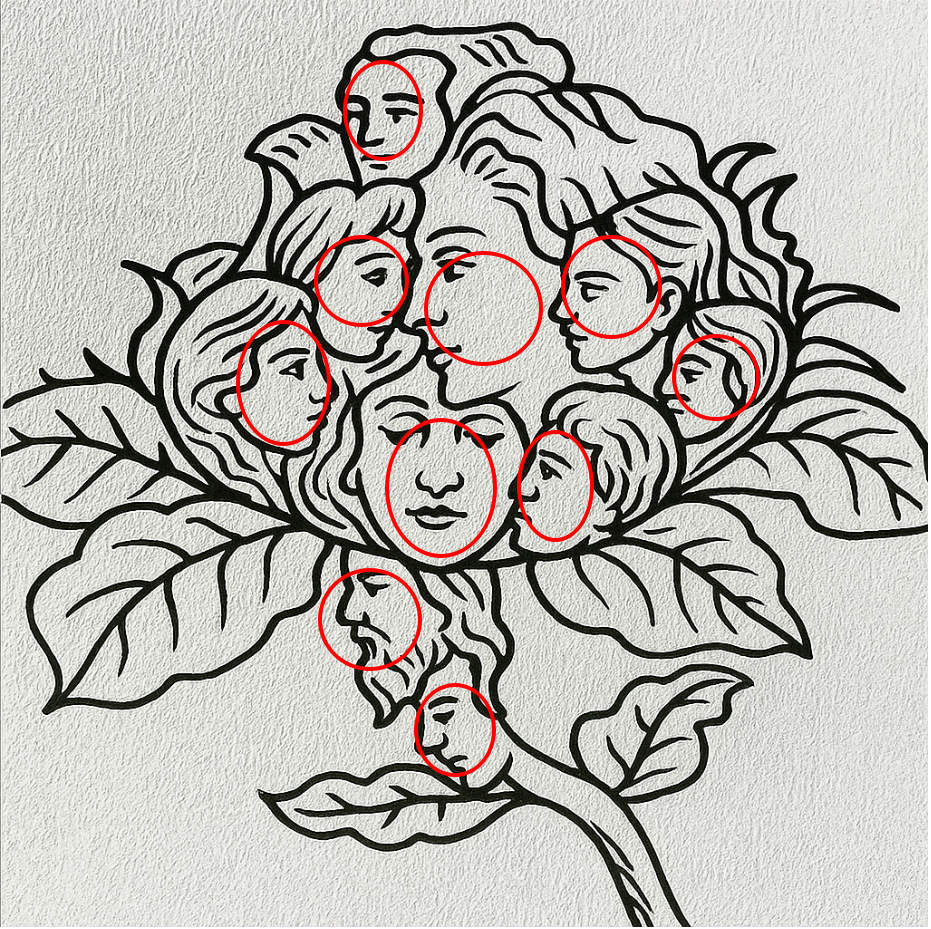Faces of Unity: An Illustrative Ode to Connection and Growth
