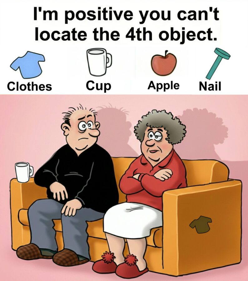 Find Clothes, Cup, Apple, Nail. Find Clothes, Cup, Apple, Nail.