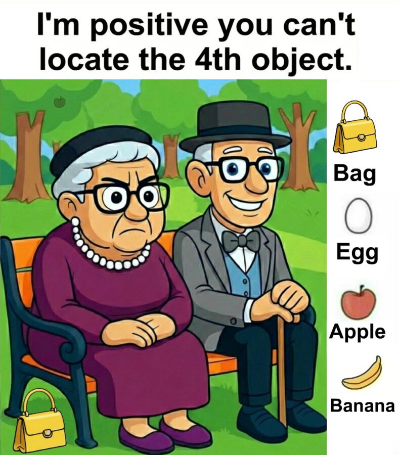 Find Bag, Egg, Apple, Banana. Find Bag, Egg, Apple, Banana.