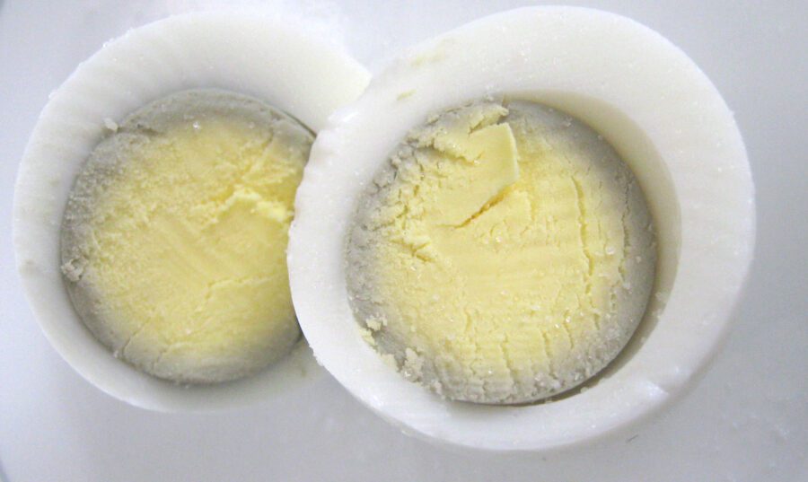 Why does a green ring appear around hard-boiled eggs? Why does a green ring appear around hard-boiled eggs?