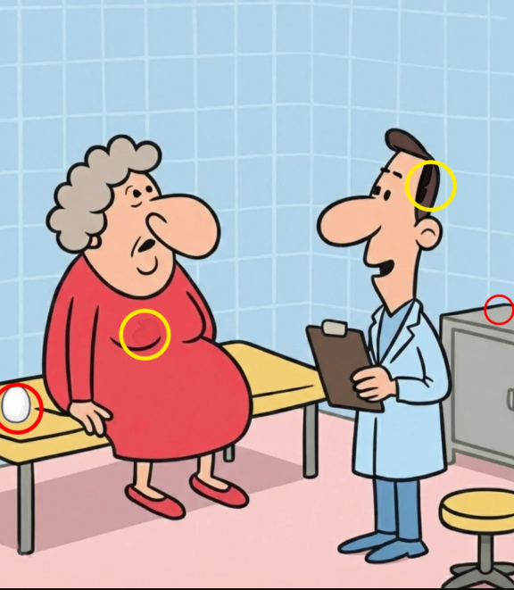 Find Knife, Egg, Apple, Comb. Find Knife, Egg, Apple, Comb.