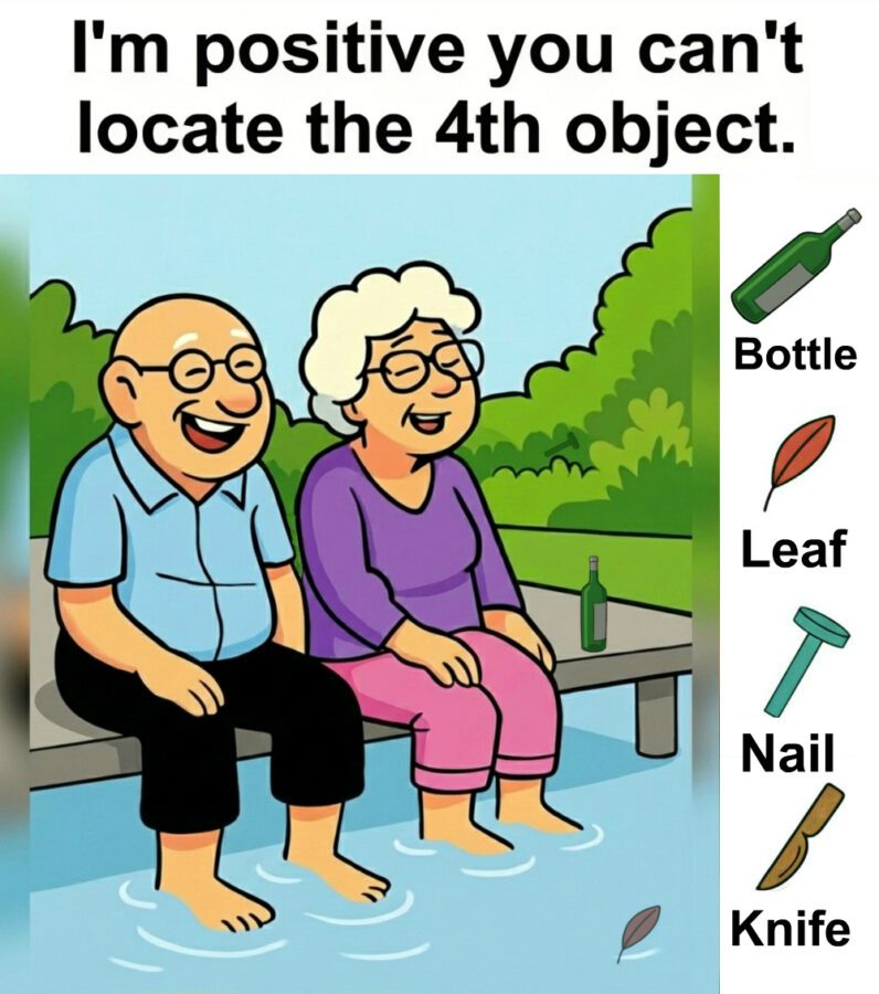 Find Bottle, Leaf, Nail, Knife. Find Bottle, Leaf, Nail, Knife.