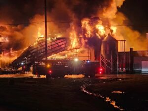 SB. A few hours ago a big fire broke out in M… See more