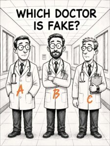 Which Doctor Is Fake?