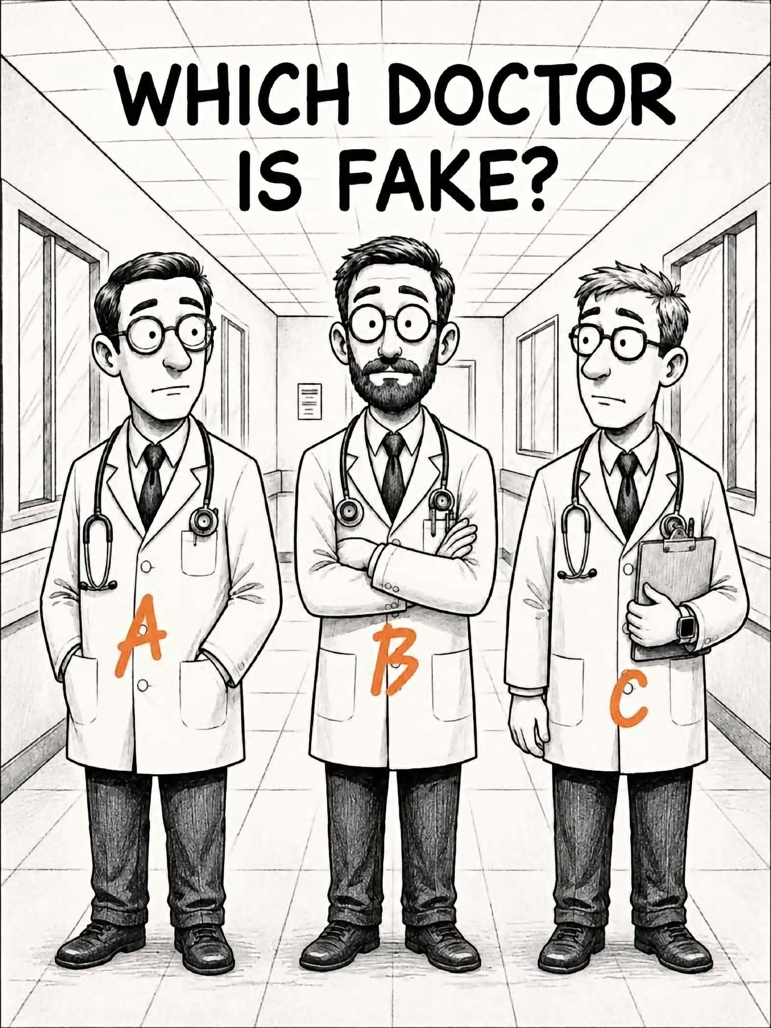 Which Doctor Is Fake?