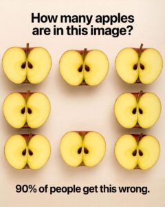 How Many Apples Can You Count? This Visual Puzzle Is Trickier Than It Looks
