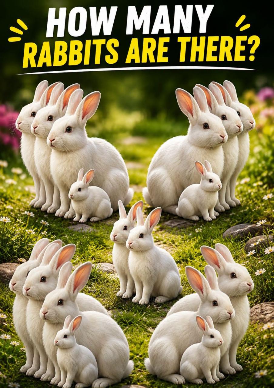 How Many Rabbits Are Really in This Picture?